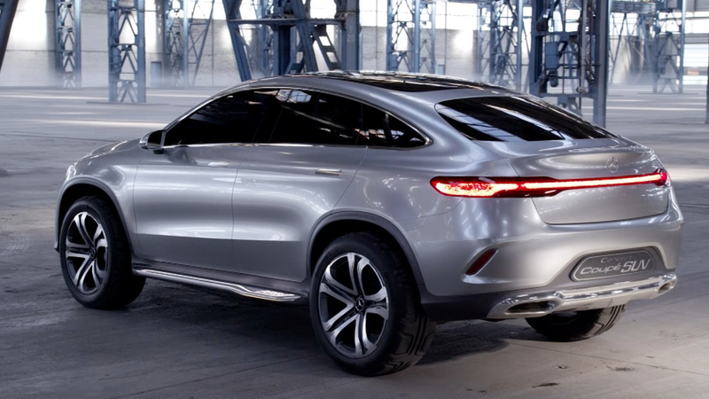 The Mercedes GLS Coupe concept, which changed very little before production began.